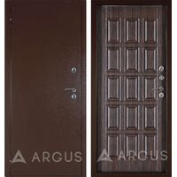 Дверь Тепло-4 (молоток коричневый / Шоколад шелк венге)