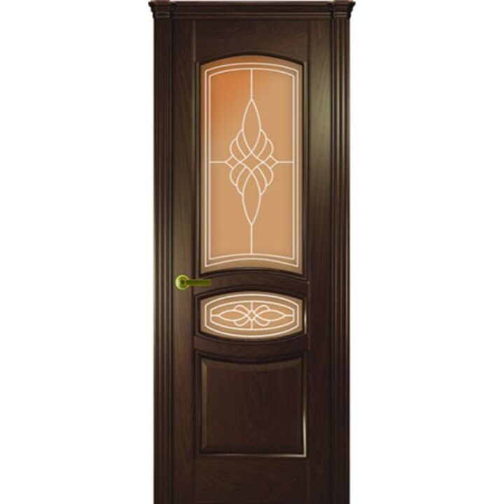 Дверь Палермо Дуб бургундский стекло Аделина