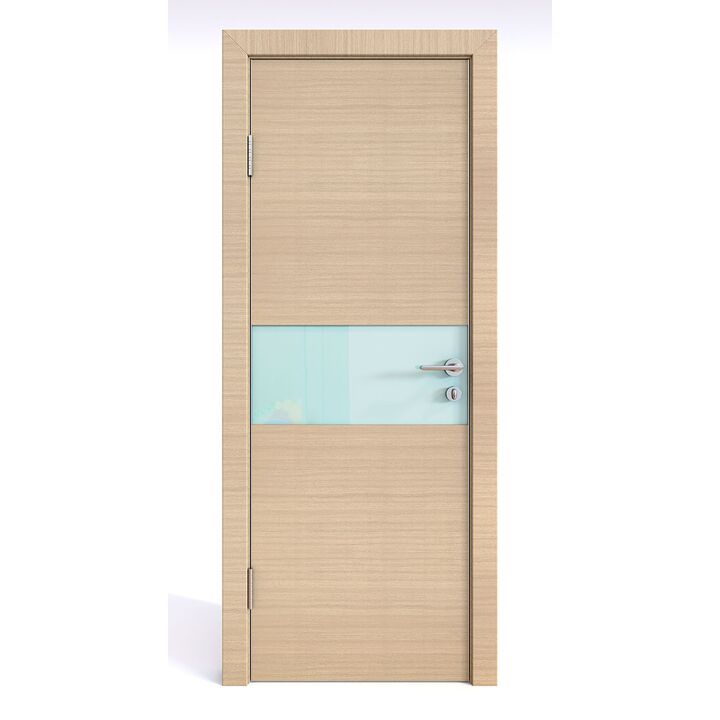 Дверь 501 Неаполь с белым стеклом