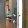 Дверь 504 Сосна глянец с бронзовым зеркалом