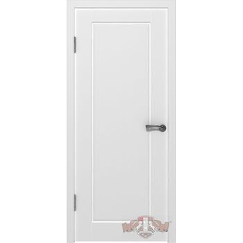 Межкомнатная дверь Порта (Белая эмаль) глухая