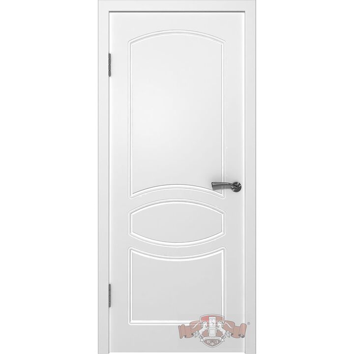 Дверь Родена ДГ Белая эмаль