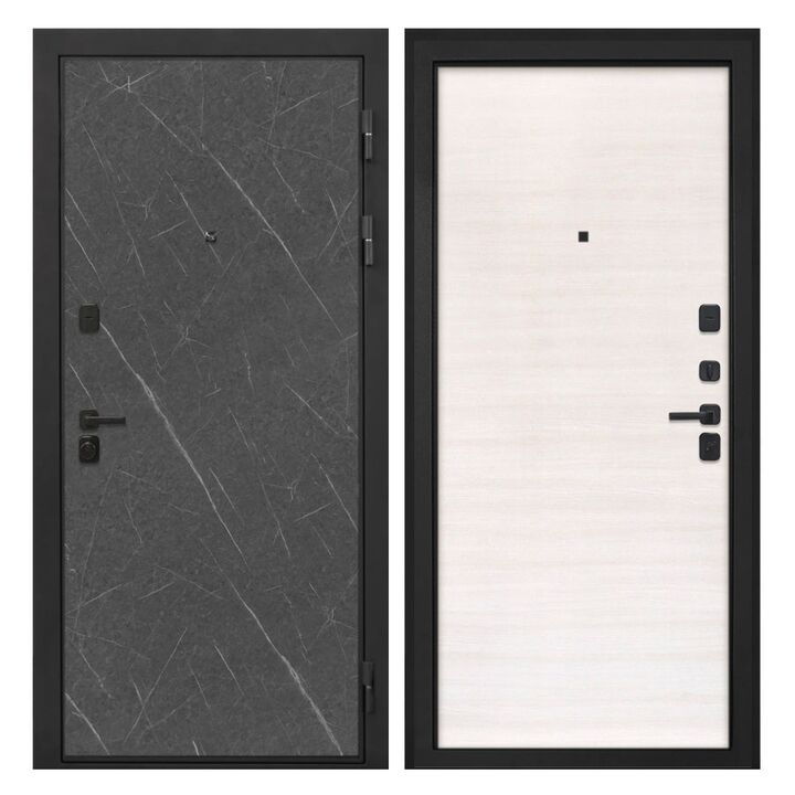 Входная дверь Профит Black Лава Дуб сильвер поперечный Входная дверь Профит Black Лава Дуб сильвер поперечный