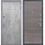Дверь Спарта Грей, бетон темный ФЛ-299 / дуб тоскано поперечный