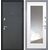Дверь Спарта, венге ФЛ-316 / ФЛЗ-120 белая матовая с зеркалом