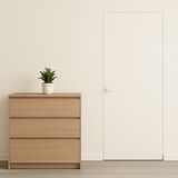 Межкомнатная дверь InWall Doors Invisible под покраску, кромка ABC, 600х2000