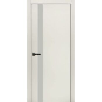 Межкомнатная дверь Экселент 2 ЭМ01 (белый) стекло Лакобель Белый, с магнитным замком и скрытыми петлями