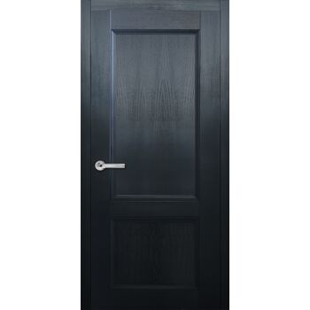Межкомнатная дверь 3323 (эмаль черная по шпону) глухая
