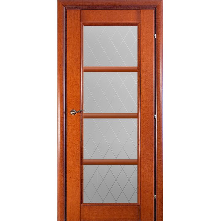 Межкомнатная дверь Краснодеревщик 3340 (бразильская груша) стекло Кристалл Межкомнатная дверь Краснодеревщик 3340 (бразильская груша) стекло Кристалл