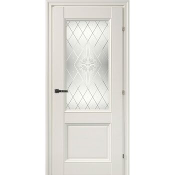 Межкомнатная дверь 3324Ф (белый) стекло Роса