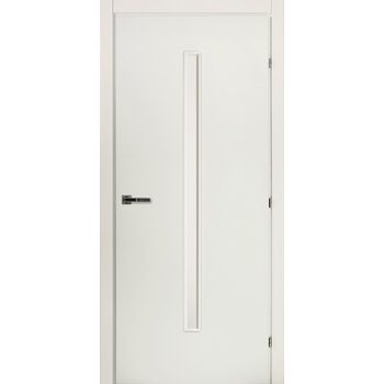 Межкомнатная дверь 5033 (белый) стекло Сатин