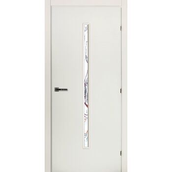 Межкомнатная дверь 5033 (белый) стекло Лиа