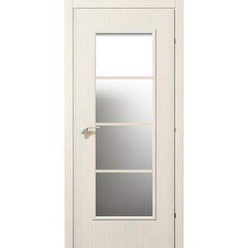 Межкомнатная дверь 5040 (выбеленый дуб) стекло Матстекло