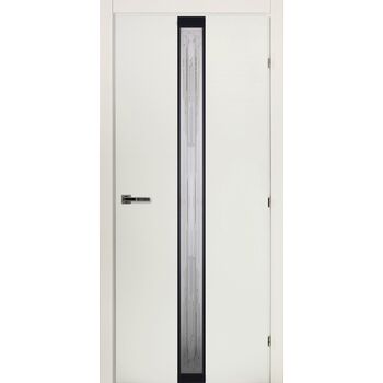 Межкомнатная дверь 5002 (белый) стекло Матрица ВКЛ150