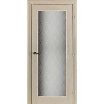 Межкомнатная дверь 6340 (ноче соренто) стекло Кристалл
