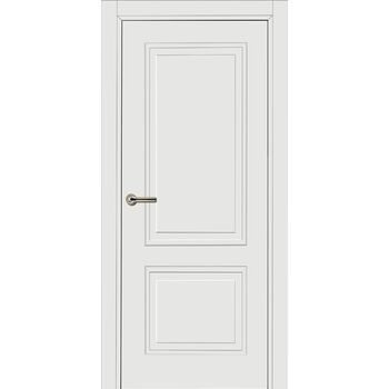 Межкомнатная дверь 722 (эмаль белая по MDF) глухая, без фурнитуры