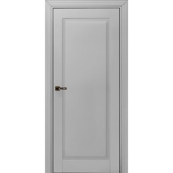 Межкомнатная дверь 731 (эмаль светло-серая по MDF) глухая