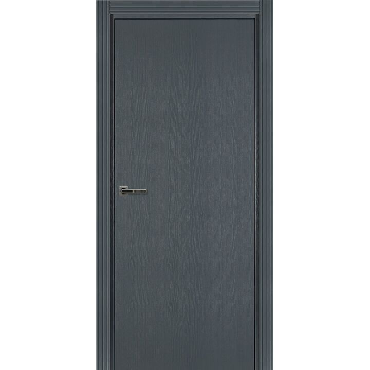 Межкомнатная дверь Краснодеревщик 740 (эмаль серая по шпону) глухая Межкомнатная дверь Краснодеревщик 740 (эмаль серая по шпону) глухая