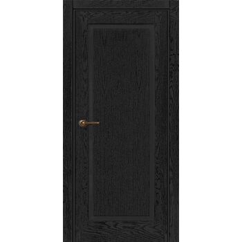 Межкомнатная дверь 741 (эмаль черная по шпону) глухая