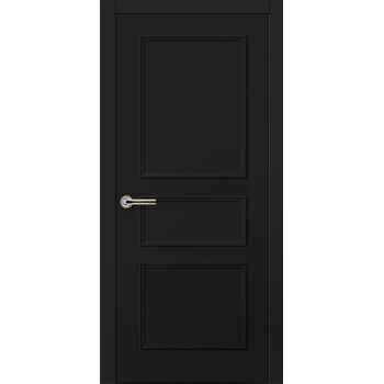 Межкомнатная дверь 793 (эмаль черная по MDF) глухая