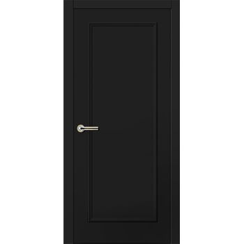 Межкомнатная дверь 791 (эмаль черная по MDF) глухая