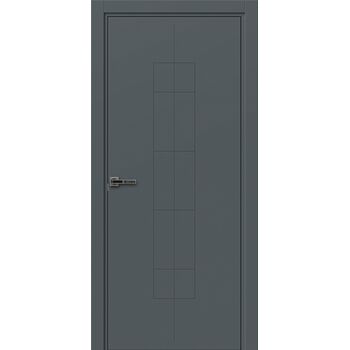 Межкомнатная дверь СкэчЛайн 04 (эмаль серая по MDF) глухая, без фурнитуры