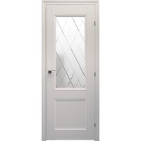 Дверь 33.24 Белый стекло Кристалл