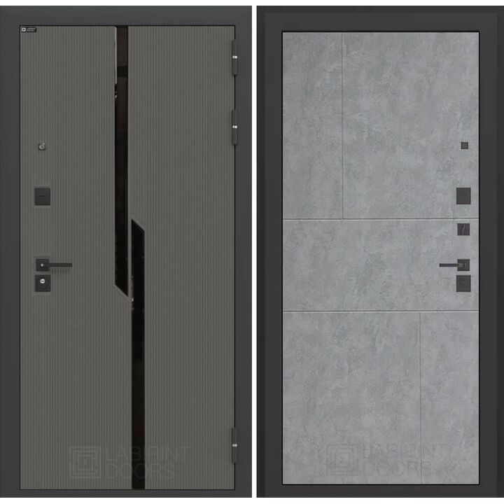 Входная дверь Лабиринт CARBON 21 - Бетон светлый Входная дверь Лабиринт CARBON 21 - Бетон светлый