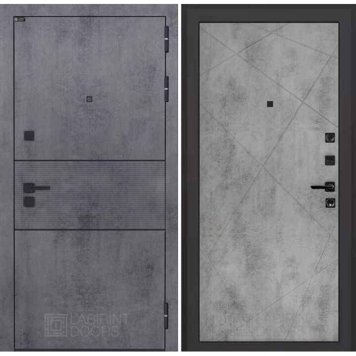 Входная дверь Лабиринт INFINITY 24 - Бетон светлый Входная дверь Лабиринт INFINITY 24 - Бетон светлый