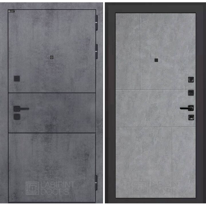 Входная дверь Лабиринт INFINITY 21 - Бетон светлый Входная дверь Лабиринт INFINITY 21 - Бетон светлый