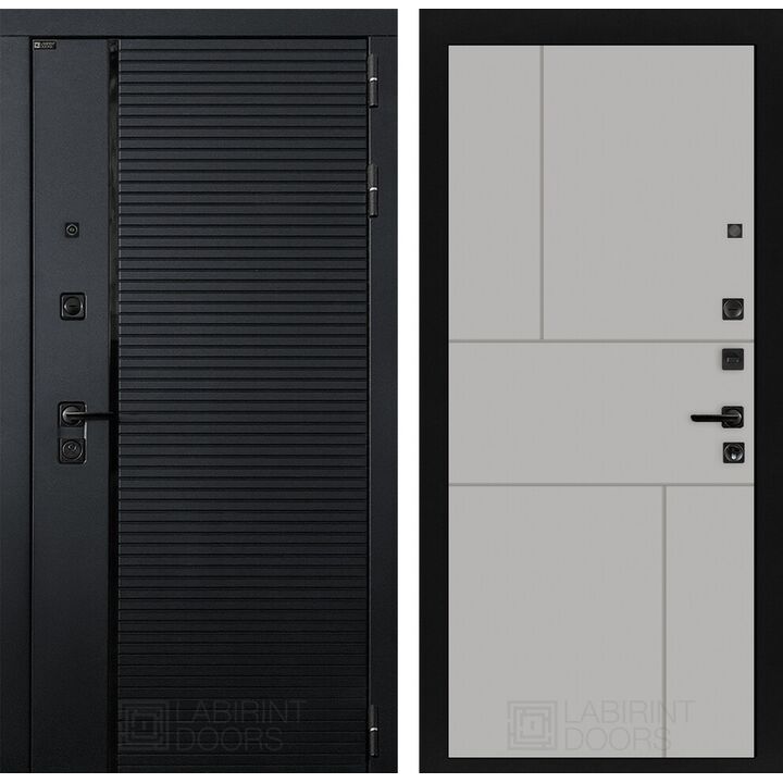 Входная дверь Лабиринт PIANO 21 - Грей софт Входная дверь Лабиринт PIANO 21 - Грей софт