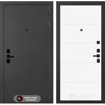 Входная дверь Лабиринт Соналаб 13 - Белый софт