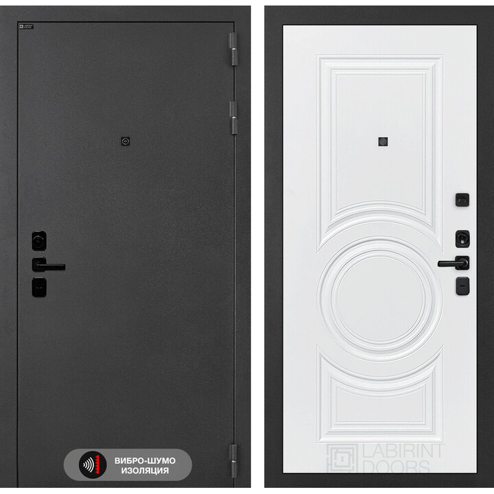 Входная дверь Лабиринт Соналаб 23 - Белый софт