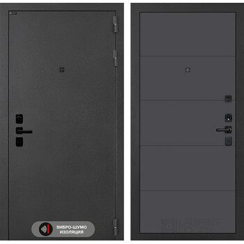 Входная дверь Лабиринт Соналаб 13 - Графит софт