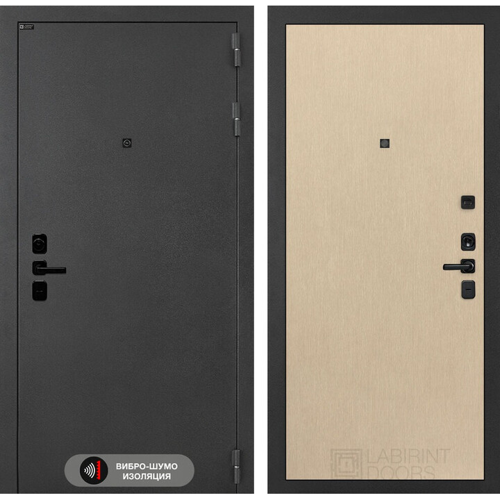 Входная дверь Лабиринт Соналаб 05 - Венге светлый
