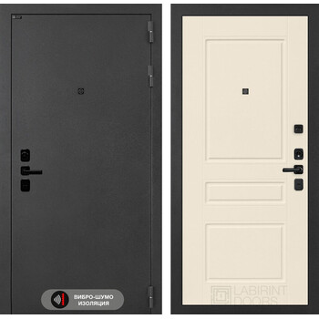 Входная дверь Лабиринт Соналаб 03 - Крем софт