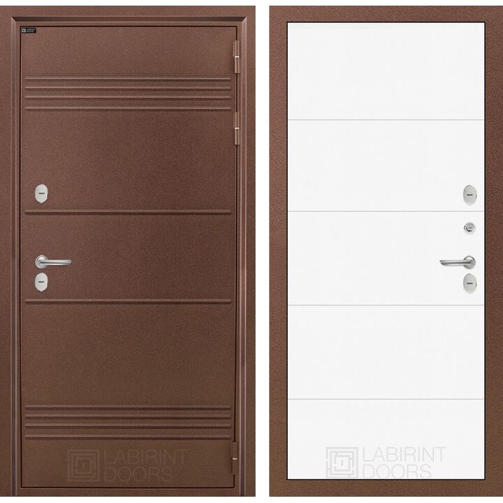 Входная дверь Лабиринт Термо Лайт 13 - Белый софт Входная дверь Лабиринт Термо Лайт 13 - Белый софт