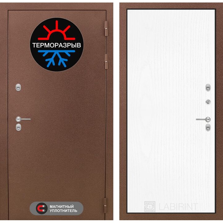 Входная дверь Лабиринт Термо Магнит 07 - Белое дерево Входная дверь Лабиринт Термо Магнит 07 - Белое дерево