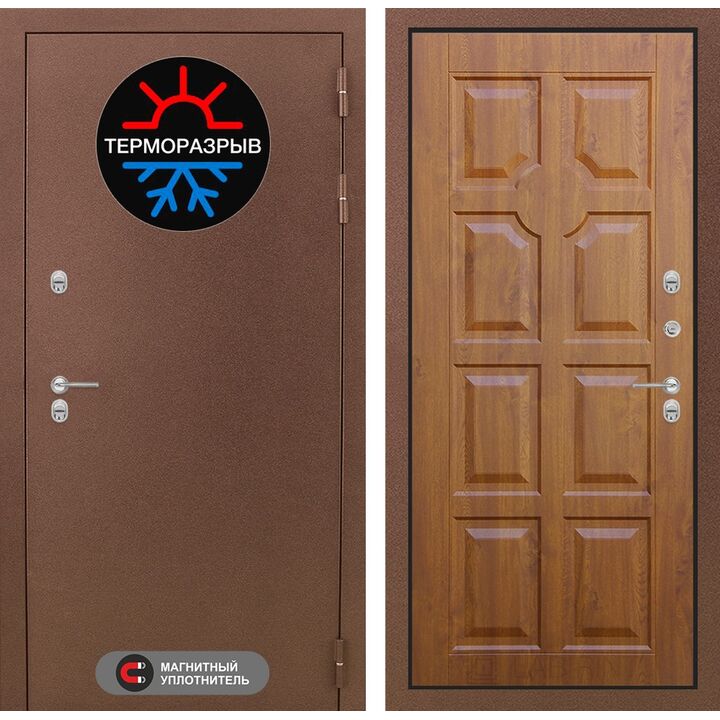 Входная дверь Лабиринт Термо Магнит 17 - Золотой дуб Входная дверь Лабиринт Термо Магнит 17 - Золотой дуб