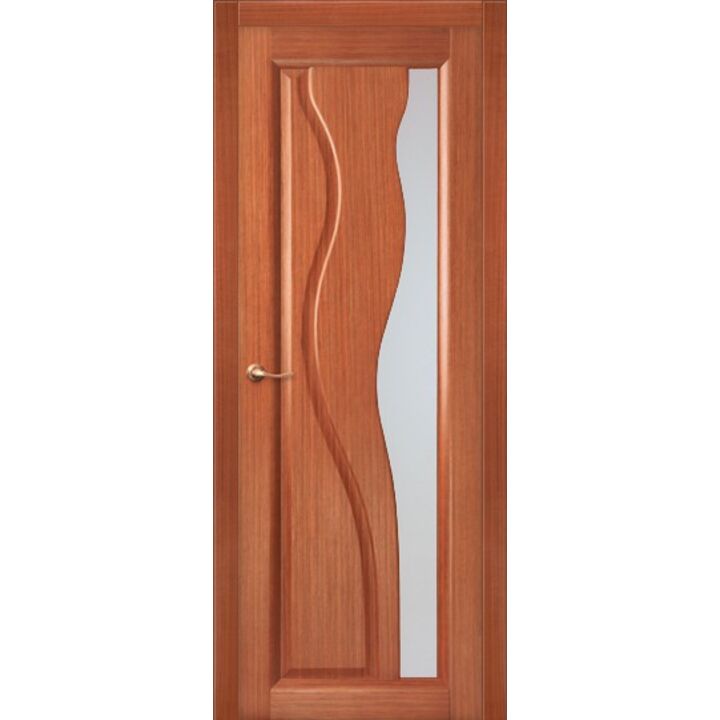 Дверь Ирис Миланский орех стекло Сатиномат - модель сняли с производства