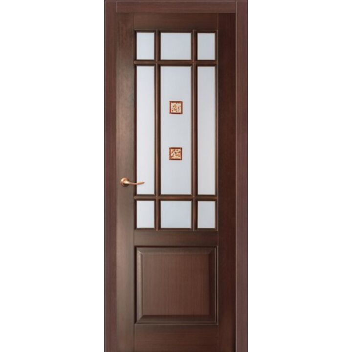Дверь Клеманс Венге стекло Сатиномат - модель сняли с производства
