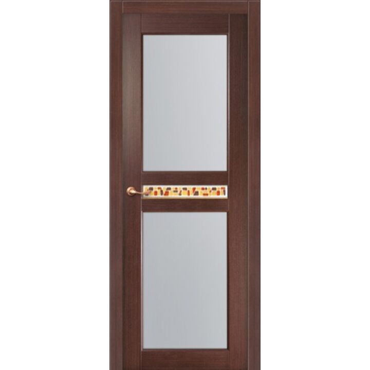 Дверь Данди Венге стекло Фьюзинг большое - модель сняли с производства
