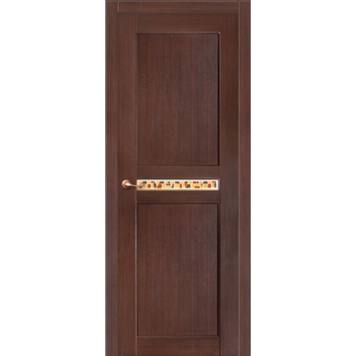 Дверь Данди Венге стекло Фьюзинг узкое - модель сняли с производства