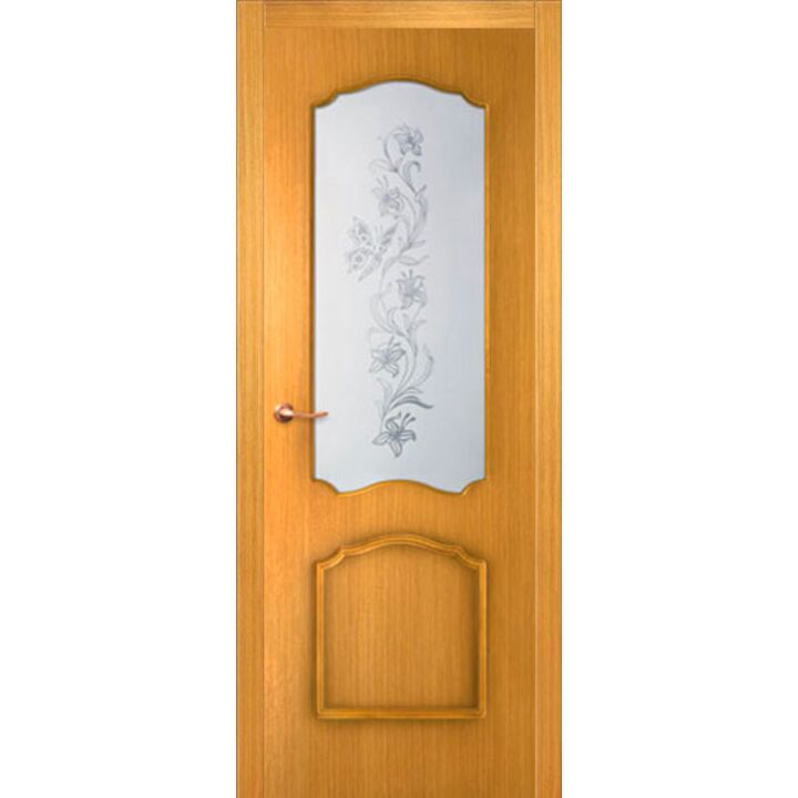 Дверь Амели Дуб стекло Бабочка - модель сняли с производства