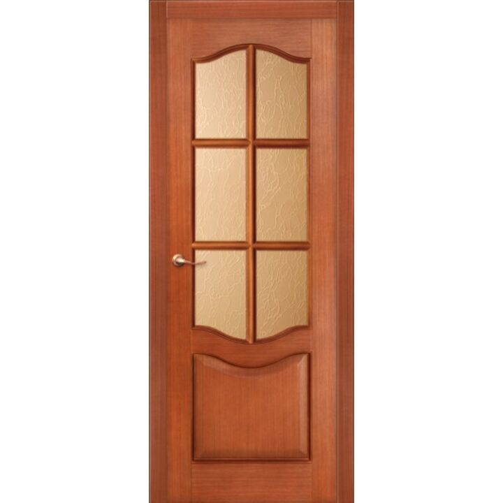 Дверь Палома Миланский орех стекло Нил бронза - модель сняли с производства