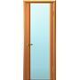 Дверь Синай-3 Светлый Анегри Т34, стекло белое