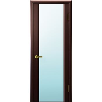 Дверь Синай-3 Венге, стекло белое