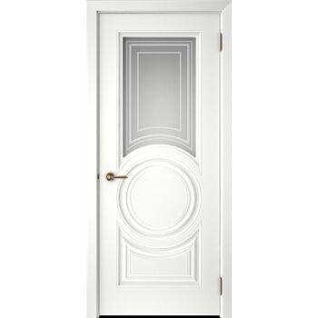 Дверь Скин-5 ДО Белая эмаль