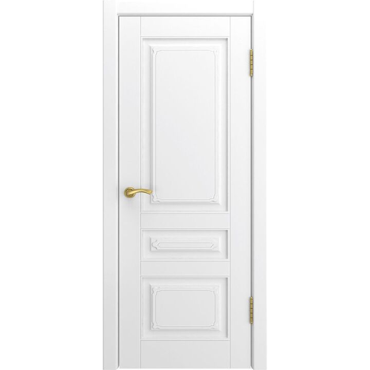 Дверь L-4 ДГ Белая эмаль