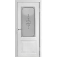 Дверь L-5.2 ДО Белая эмаль